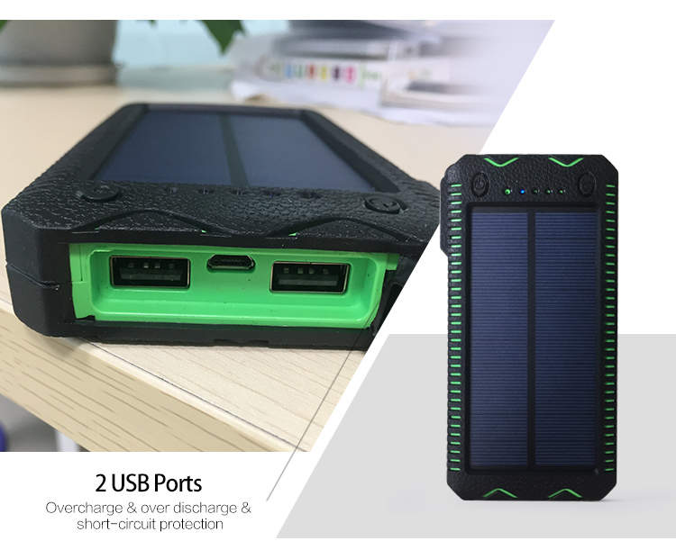 waterproof solar battery charger
