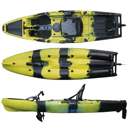Professional Pedal Drive Fishing Kayak - Single Plastic Mar Boats