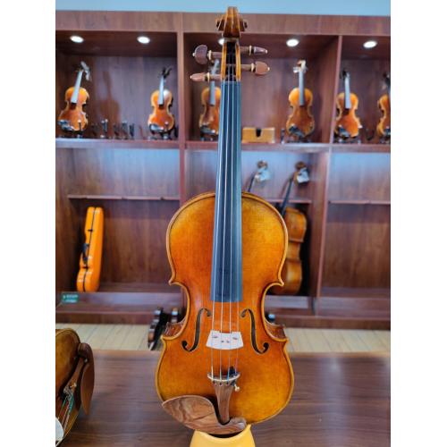 Rico sonido rico en madera sólida de alta calidad violín hecho a mano
