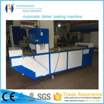 Turntable 12 Working Stations Blister Sealing Machine for Toothpaste and Cosmetic Packaging