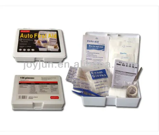 emergency plastic first aid kit box