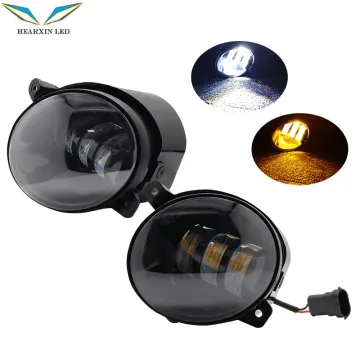 4 Inch LED Work Light for Truck, 24V Dual Color Auto Car Headlight, Fog Lamp, and DRL for 4x4 and Motorcycle