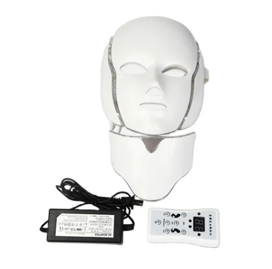 Newest led pdt beauty mask 7 color led light pdt facial therapy skin rejuvenation