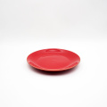 붉은 색 세라믹 에나멜 그릇 커스텀 살사 그릇