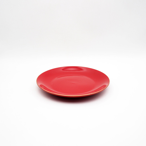 Ciotola di smalto in ceramica color rosso ciotole di salsa personalizzate