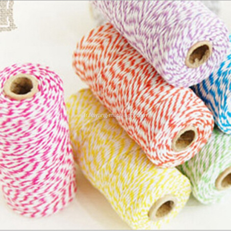 cordon de papier multicolore