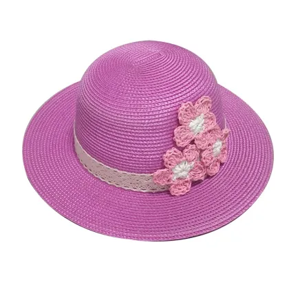 Wholesale kids sun hats straw hat for dolls