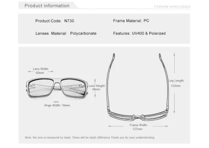 KINGSEVEN Men's TR90 Polarized Mirror Square Sunglasses - Gafas N730