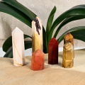Spirit Crystal Quartz Stone Mookite Point Tower