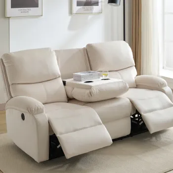 Electric White Reclining Sofa: Your Comfortable Seating Solution