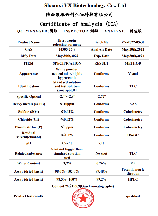 thyrotropin-releasing hormone