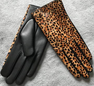 New leather gloves ladies mens fashion