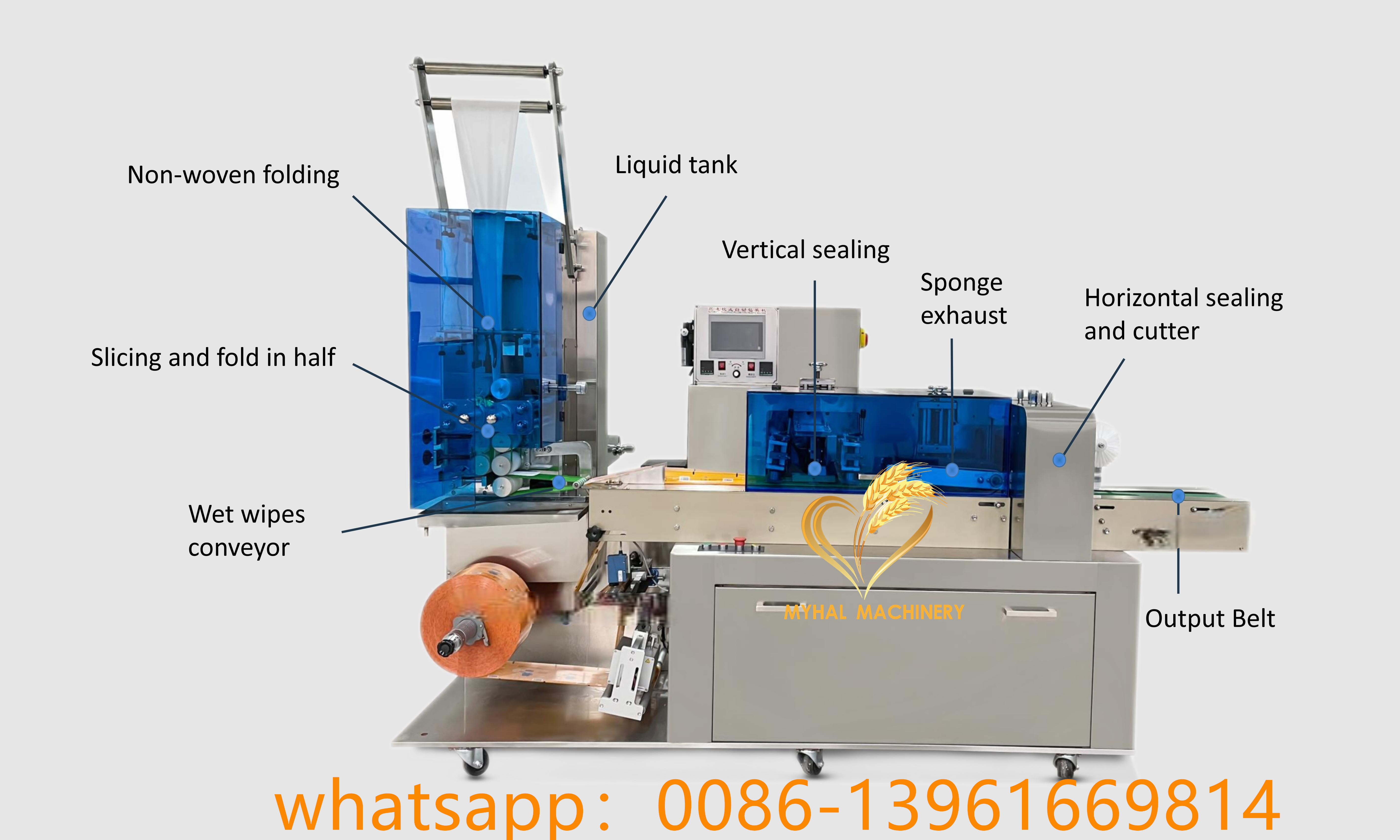 Wet Wipes Wipe Making Packing Machine