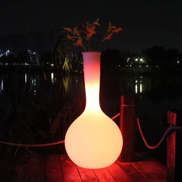 Plastic Led Flower Pots Light Up Pots