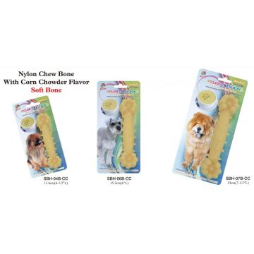 Percell 4.5" Nylon Dog Chew Bone Corn Chowder Scent