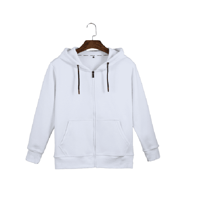 wholesale custom 100%cotton unisex zipper sweatshirt clothes
