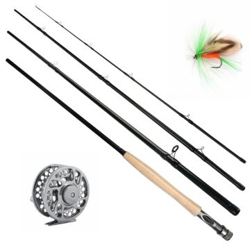 Newbility Fly Fishing Combo: Rod, Reel, Hooks, and Tackle Set