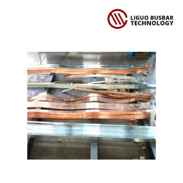 Barra colectora rectangular para distribución estable de energía