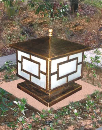 Aluminium Pillar Light