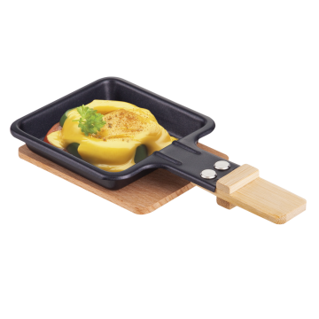 Bamboo handle mini pan