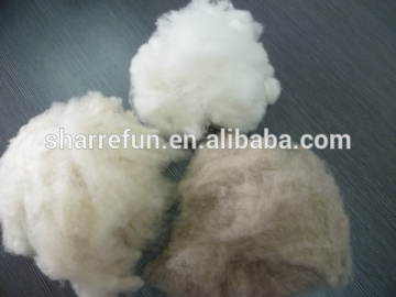 Sharrefun cashmere fiber price,36-38mmcashmere fiber natural white,Lt.grey,brown