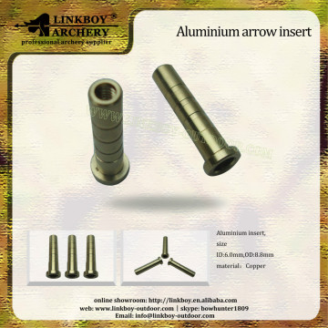 Wholesale linkboy LBA029-1 OD8.8mm ID6.0mm AL arrow insert for hunting shooting