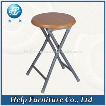 Folding wooden high end wood bar stools