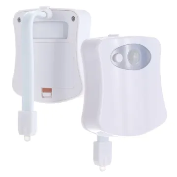Smart PIR Motion Sensor 8 Colors Waterproof Backlight Toilet Seat Night Light
