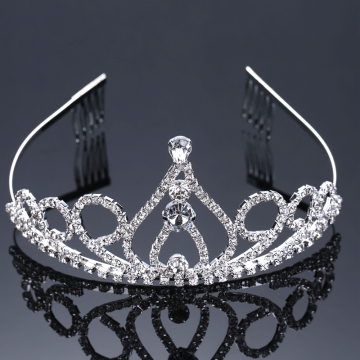 Hot Crystal Princess Tiara Wedding Crown