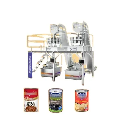 Enriched Pasta Production Line with Beef Stock and Vegetables for Canned Food Packaging