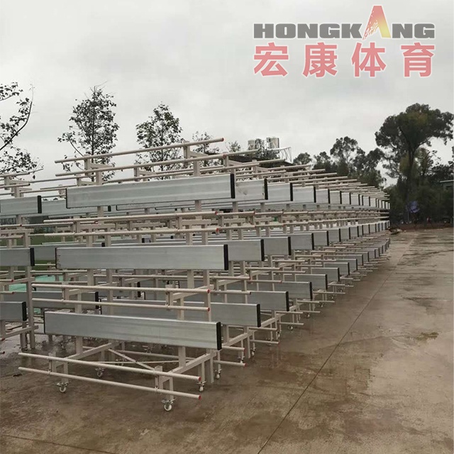 4 Row Low Riser Aluminum Bleacher Seating