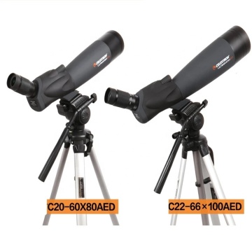 Celestron Ultima C20-60x80A ED & C22-66x100A ED Spotting Scopes with 8-24X Zoom Eyepiece for Bird Watching and Hunting