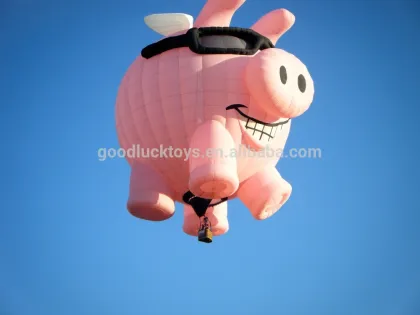 2016 floating inflatables advertising balloon,giant inflatable flying pig balloons for events