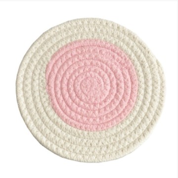 Round lace table place mat pad cotton crochet felt placemat cup mug holder handmade coaster