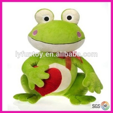 Valentine stuffed toy plush frog , Valentine toy plush stuffed toy