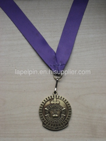 Badge Coin Medallion Keychain 