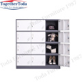 Multi-lattice metal cabinet stadium for school storage