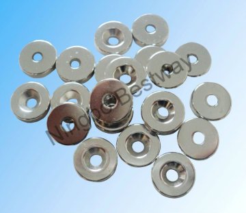 Super strong N38 neodymium magnet with screw hole