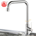 Deck Mounted Single Handle Zinc Alloy Wash Basin Faucet for Cold Water