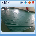 Fire resistant 400g-700g green pvc tarpaulin cover