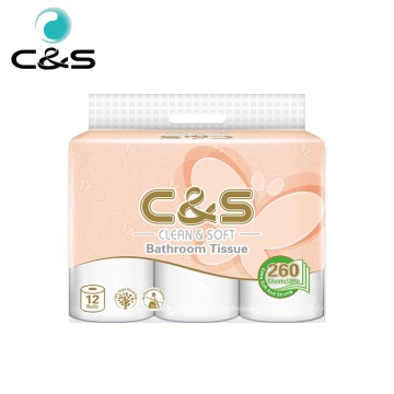 3 Layers White Family Bathroom Roll Tissue