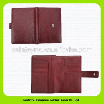 14028 Customized personalized leather passport holder