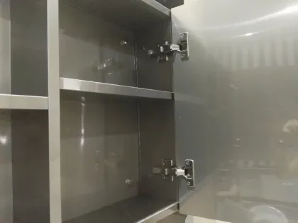 stainless steel wall hang bathroom mirror cabinet