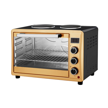 Commercial Electric Pizza Oven with Light Indicator - 60L Large Home Bakery Oven