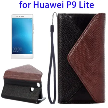 NEW Arrival Flip Leather Case for Huawei P9 Lite Case with Magnetic Buckle
