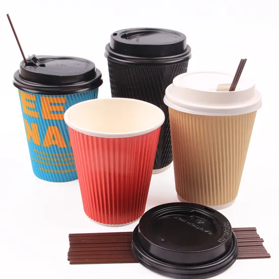 Disposable Paper Cups with Lids and Sleeves: Perfect for Hot Drinks