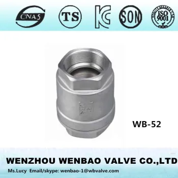 WB-52 PN16 spring return check valve 1/2 inch /pn16 spring valve