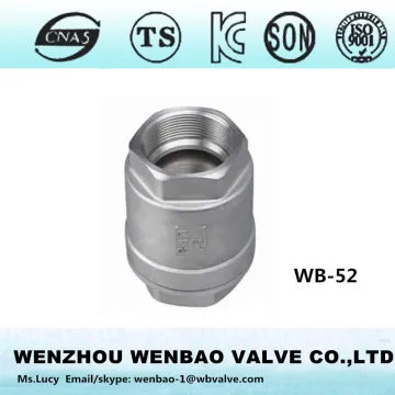 WB-52 Vertical type check valve /check valve 1/2" /check valve china 200wog 200psi