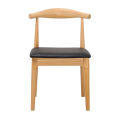 Commercial Leather Padded Dining Chairs with wood