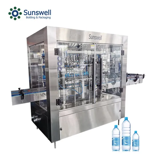 Fully automatic pet bottled mineral water production line